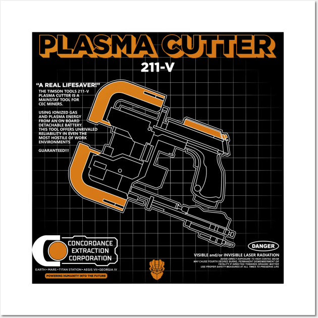 dead space - plasma cutter Wall Art by Soulcatcher